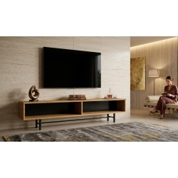 Szafka RTV-72 Drewno Lite Dąb Loft Lakier Rozmiary od 100 cm do 200 cm PREMIUM